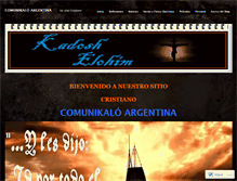 Tablet Screenshot of comunikaloargentina.wordpress.com