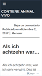 Mobile Screenshot of contieneanimalvivo.wordpress.com