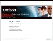 Tablet Screenshot of lmi360.wordpress.com