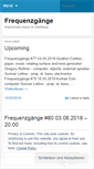 Mobile Screenshot of frequenzgaenge.wordpress.com