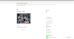 Desktop Screenshot of abroadermark.wordpress.com