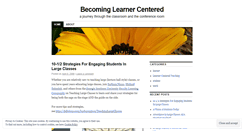 Desktop Screenshot of learnercentered.wordpress.com