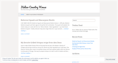 Desktop Screenshot of italiancountryhouse.wordpress.com