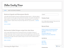 Tablet Screenshot of italiancountryhouse.wordpress.com