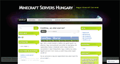 Desktop Screenshot of minecrafthunservers.wordpress.com