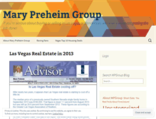 Tablet Screenshot of marypreheimgroup.wordpress.com
