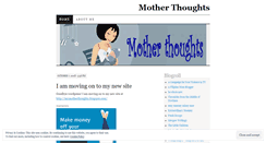 Desktop Screenshot of motherthoughts.wordpress.com