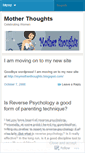 Mobile Screenshot of motherthoughts.wordpress.com