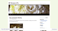Desktop Screenshot of mfdesignsatl.wordpress.com