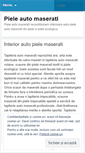 Mobile Screenshot of pieleautomaserati.wordpress.com