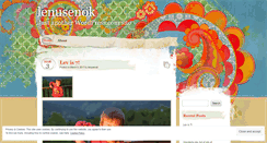 Desktop Screenshot of lenusenok.wordpress.com