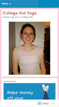 Mobile Screenshot of collegekidyoga.wordpress.com