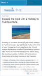 Mobile Screenshot of blueseaholidays.wordpress.com