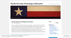 Desktop Screenshot of edtechguy.wordpress.com