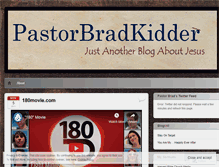 Tablet Screenshot of pastorbradkidder.wordpress.com