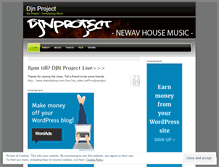 Tablet Screenshot of djnproject.wordpress.com