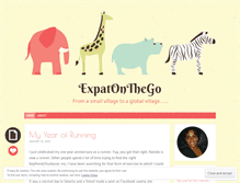 Tablet Screenshot of expatonthego.wordpress.com