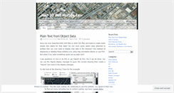 Desktop Screenshot of map3d.wordpress.com