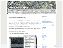 Tablet Screenshot of map3d.wordpress.com