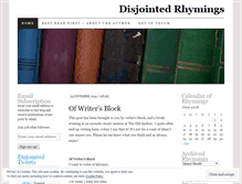 Tablet Screenshot of disjointedrhymings.wordpress.com