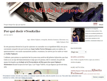 Tablet Screenshot of masalladelimpreso.wordpress.com
