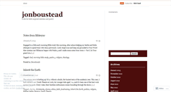 Desktop Screenshot of jonboustead.wordpress.com