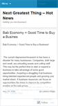 Mobile Screenshot of nextgreatestthing.wordpress.com