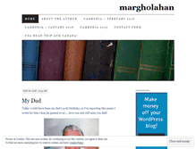 Tablet Screenshot of margholahan.wordpress.com