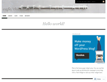 Tablet Screenshot of cafetheair.wordpress.com