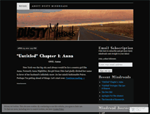 Tablet Screenshot of dustymindroads.wordpress.com
