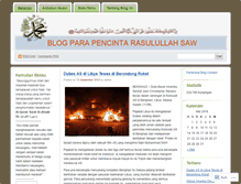 Tablet Screenshot of cintarasulullah.wordpress.com