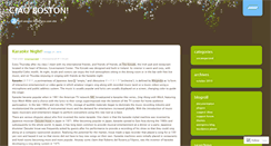 Desktop Screenshot of ciaoboston.wordpress.com