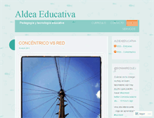 Tablet Screenshot of aldeaeducativa.wordpress.com