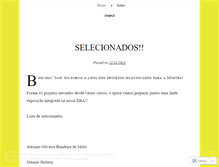 Tablet Screenshot of mostraanual.wordpress.com