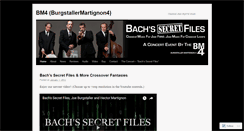 Desktop Screenshot of bm4music.wordpress.com