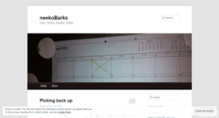 Desktop Screenshot of neekobarks.wordpress.com