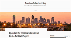 Desktop Screenshot of downtowndallas.wordpress.com