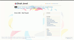 Desktop Screenshot of dinahjewel.wordpress.com