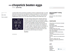 Tablet Screenshot of chopstickbeateneggs.wordpress.com