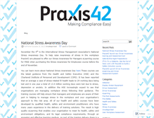 Tablet Screenshot of praxis42.wordpress.com