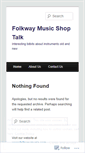 Mobile Screenshot of folkwaymusic.wordpress.com