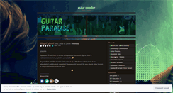 Desktop Screenshot of guitarparadise.wordpress.com