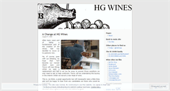 Desktop Screenshot of hgwines.wordpress.com
