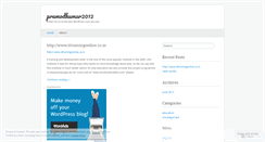 Desktop Screenshot of pramodkumar2012.wordpress.com