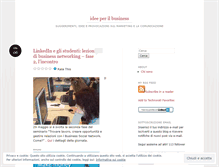 Tablet Screenshot of ideeperilbusiness.wordpress.com
