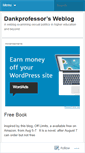 Mobile Screenshot of dankprofessor.wordpress.com