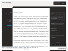 Tablet Screenshot of nikusensei.wordpress.com