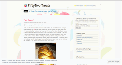 Desktop Screenshot of fiftytwotreats.wordpress.com