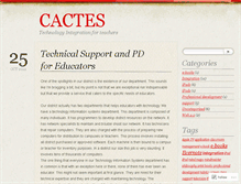 Tablet Screenshot of cactes.wordpress.com