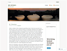 Tablet Screenshot of bespoken.wordpress.com